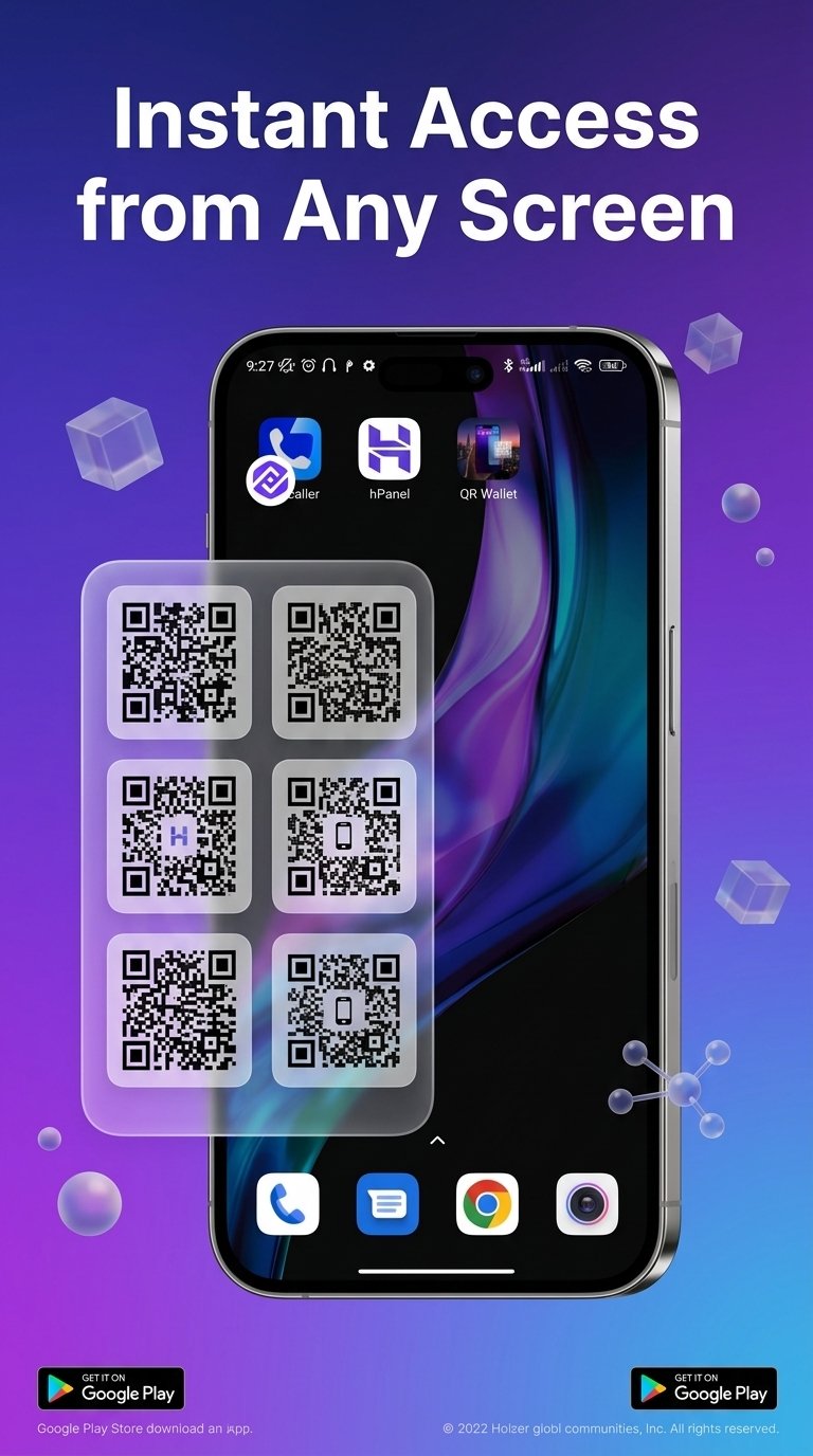 QR Wallet Edge Panel Feature